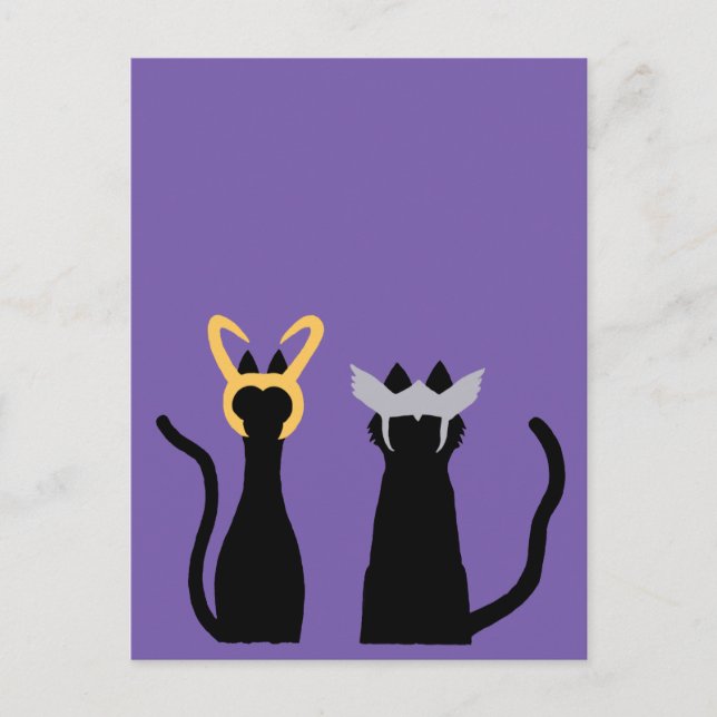 Postal Gatos de gato (Anverso)