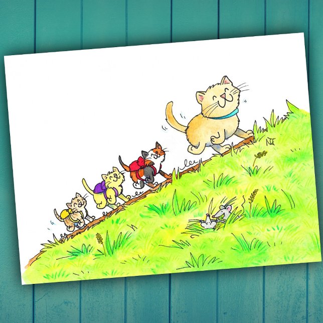 Postal Gatos del Primer Día de Escuela  (Subido por el creador)