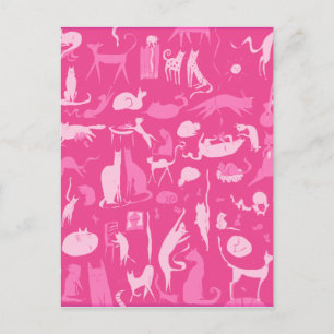 Postal ¡Gatos! ¡Gatos! ¡Gatos!