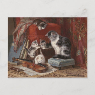 Postal Gatos juguetones - Ronner