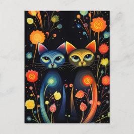 Postal Gatos mágicos