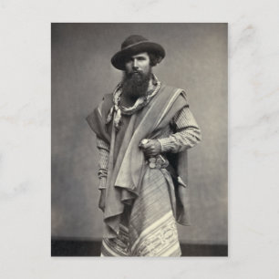 Postal Gaucho de la República Argentina 1868