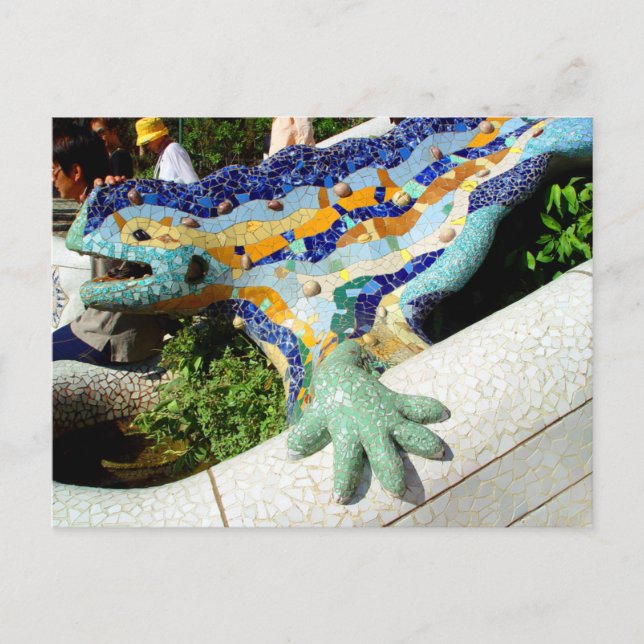 Postal Gaudi Lizard Mosaics (Anverso)