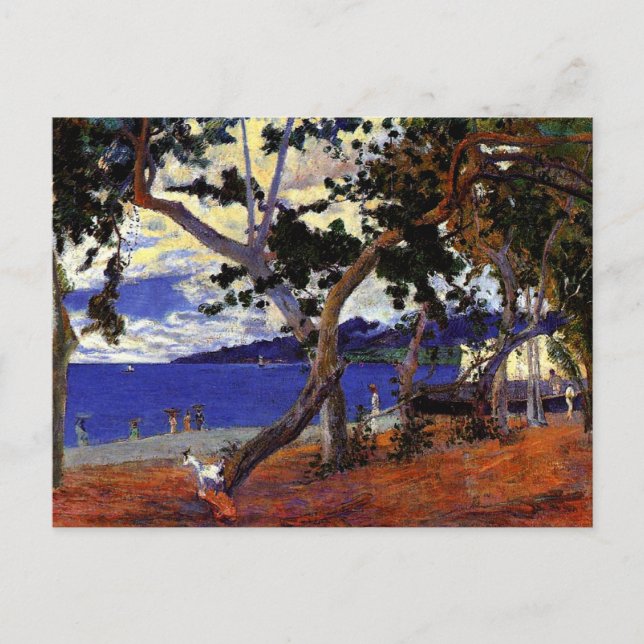 Postal Gauguin - Coastal Landscape from Martinique (Anverso)