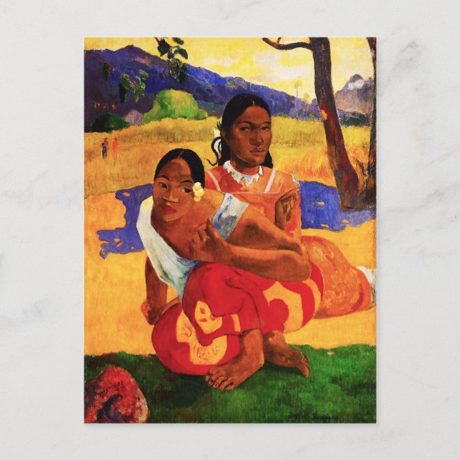 Postal Gauguin ¿Cuándo Te Casas Con Postcard? (Anverso)
