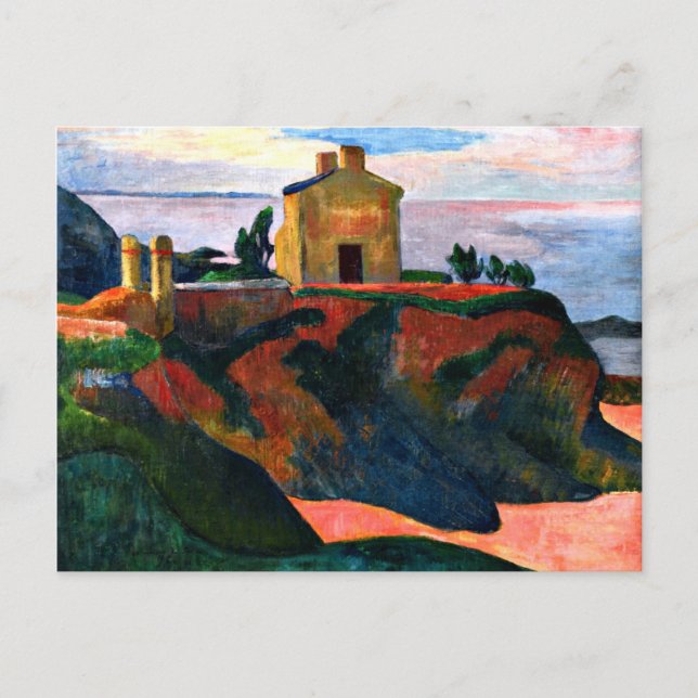 Postal Gauguin - La casa en Pan-Du (Anverso)