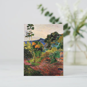 Postal Gauguin - Paisaje de Martinica