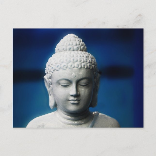 Postal Gautama Buddha iluminada una (Anverso)