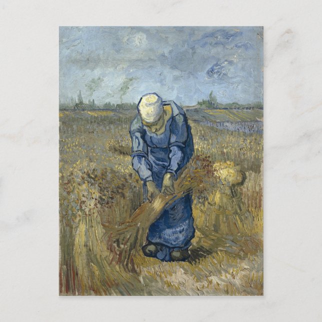 Postal Gavillas obligatorias de la mujer campesina de (Anverso)