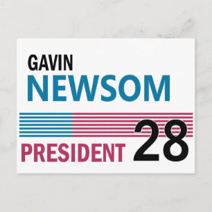 Postal Gavin Newsom 2028