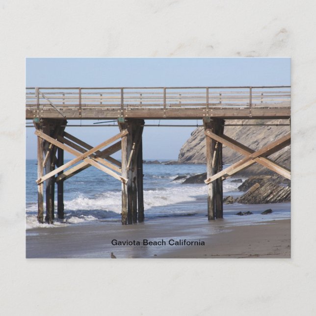 Postal Gaviota Beach California (Anverso)