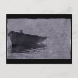 Postal Gaviota En La Niebla.