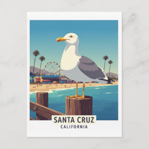 Postal Gaviota en Santa Cruz California Viajes
