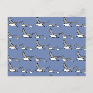 Postal Gaviotas en vuelo