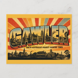 Postal Gawler South Australia el pueblo más antiguo del p