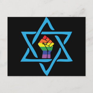 Postal Gay Black Jewish