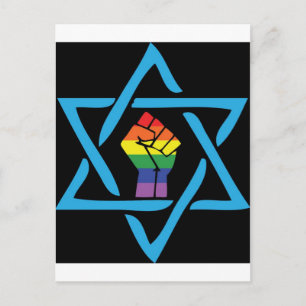 Postal Gay Black Jewish