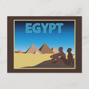 Postal Gay de viajes de Egipto