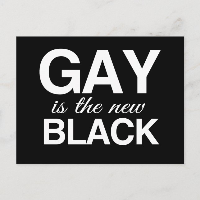 Postal GAY ES EL NUEVO NEGRO -.png (Anverso)