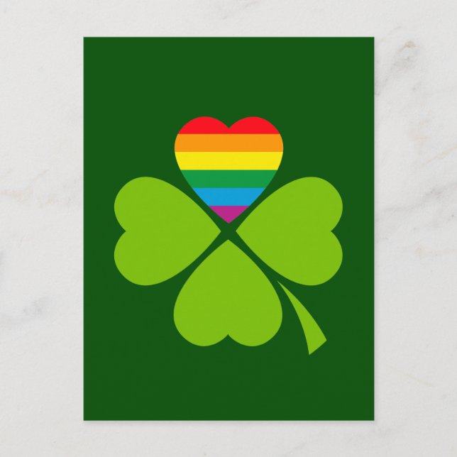 Postal Gay Lucky Clover (Anverso)