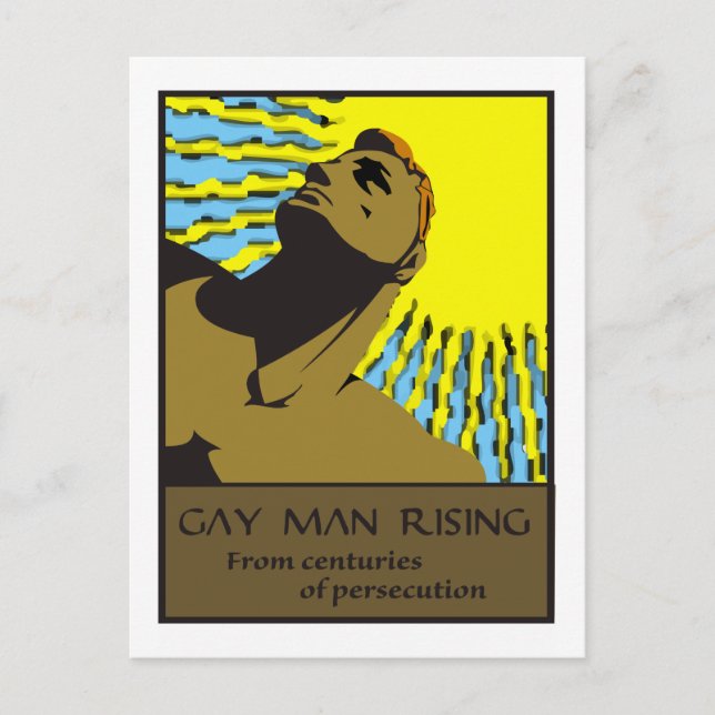 Postal Gay Man Rising 2 (Anverso)