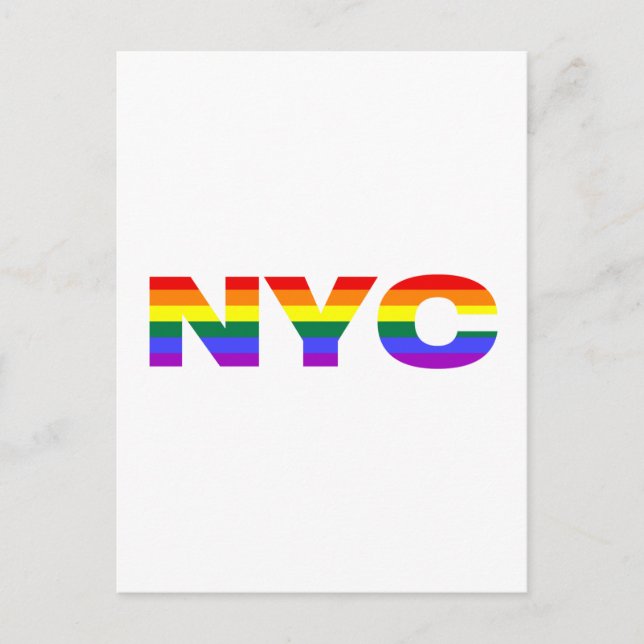 Postal Gay NYC (Anverso)
