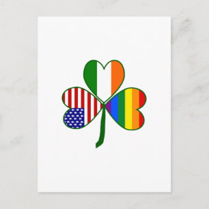 Postal Gay Shamrock