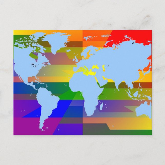 Postal Gay soy la Tierra (Anverso)
