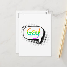Gay Speech Bubble