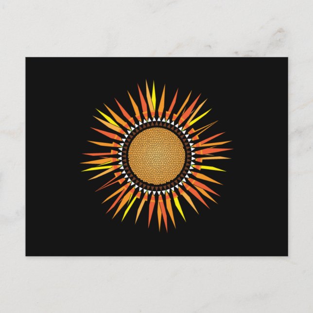 Postal Gazania pop (Anverso)