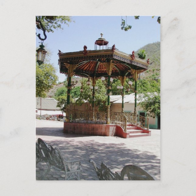 Postal Gazebo, Batopilas, Cañón De Cobre, Mx (Anverso)