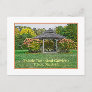 POSTAL GAZEBO Y HYDRANGEAS/JARDINES BOTÁNICOS DE TOLEDO