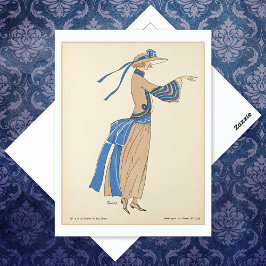 Postal Gazette Bon Ton Soeurs Moda francesa