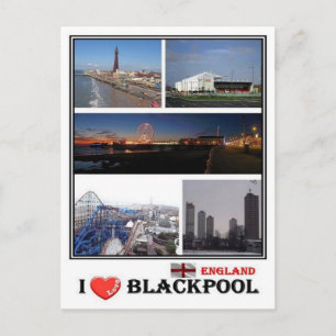 Postal GB England - Blackpool -