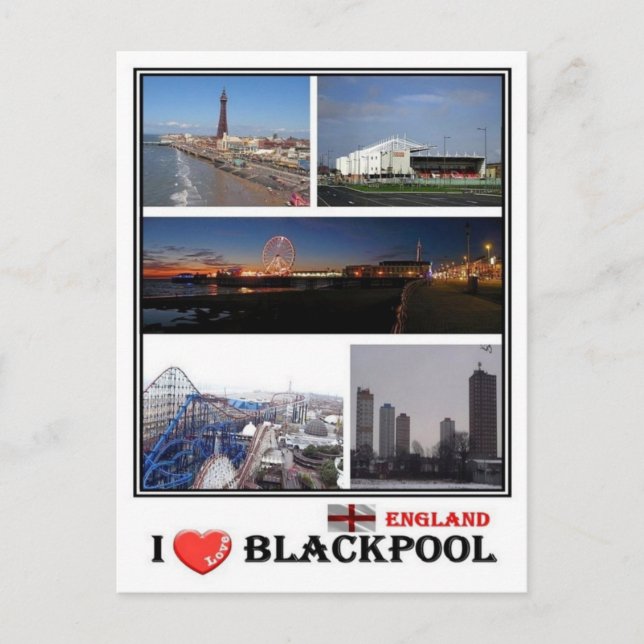Postal GB England - Blackpool - (Anverso)
