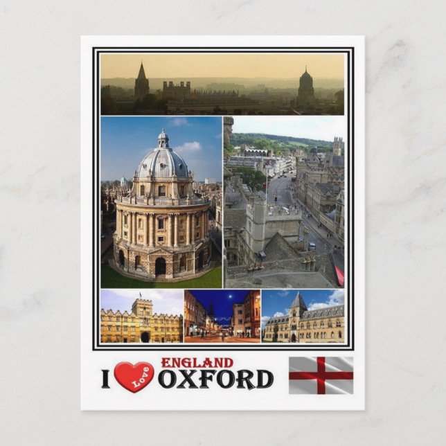 Postal GB Inglaterra - Oxford - (Anverso)
