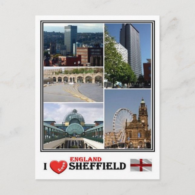 Postal GB Inglaterra - Yorkshire Sheffield - (Anverso)