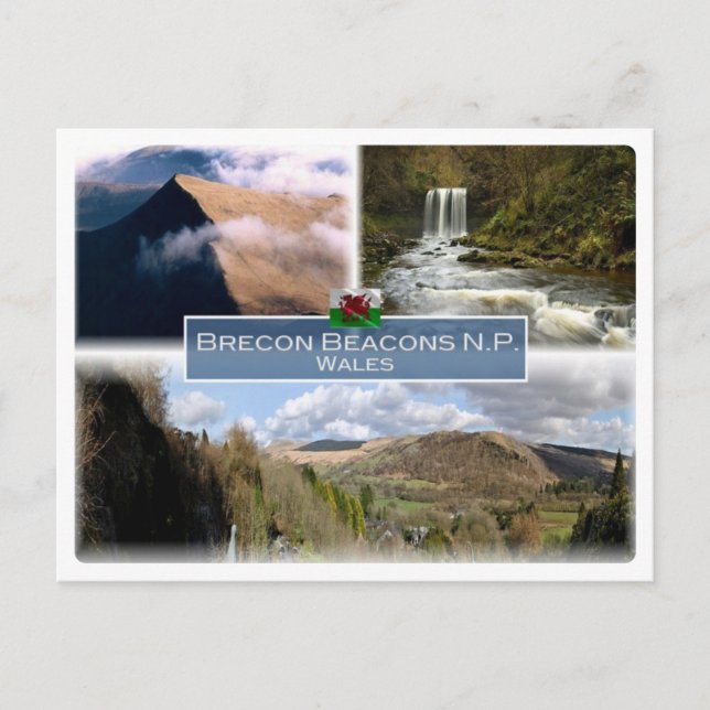 Postal GB Reino Unido - Gales - Brecon Beacons NP (Anverso)