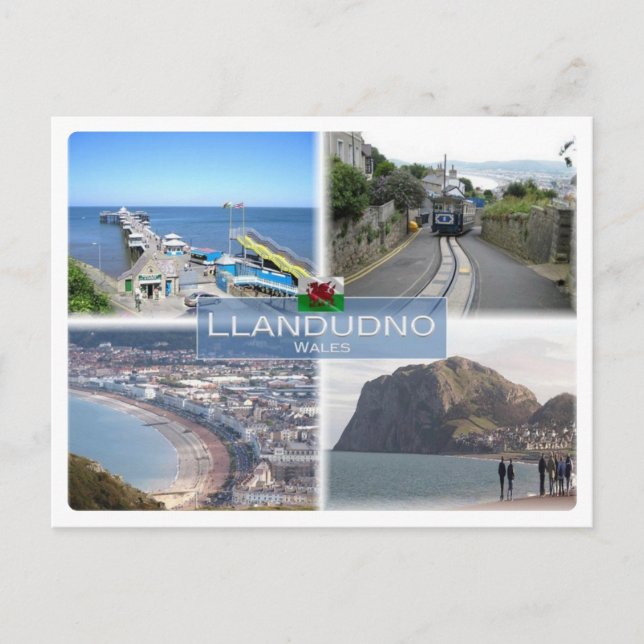 Postal GB Reino Unido - Gales - Llandudno - (Anverso)