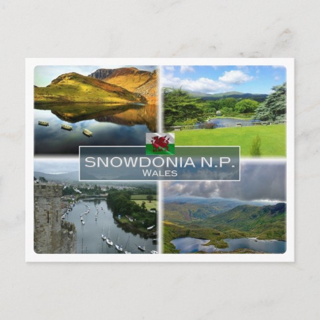 Postal GB Reino Unido - Gales - Snowdonia N.P. (Anverso)