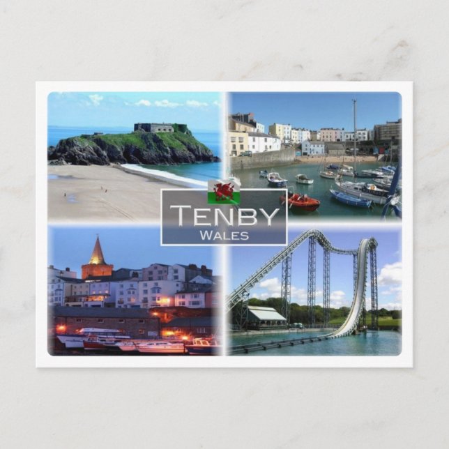 Postal GB Reino Unido - Gales - Tenby - (Anverso)