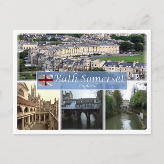 Postal GB Reino Unido - Inglaterra - Bath Somerset - (Anverso)