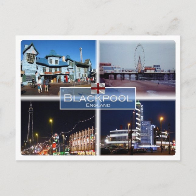 Postal GB Reino Unido - Inglaterra - Blackpool - (Anverso)