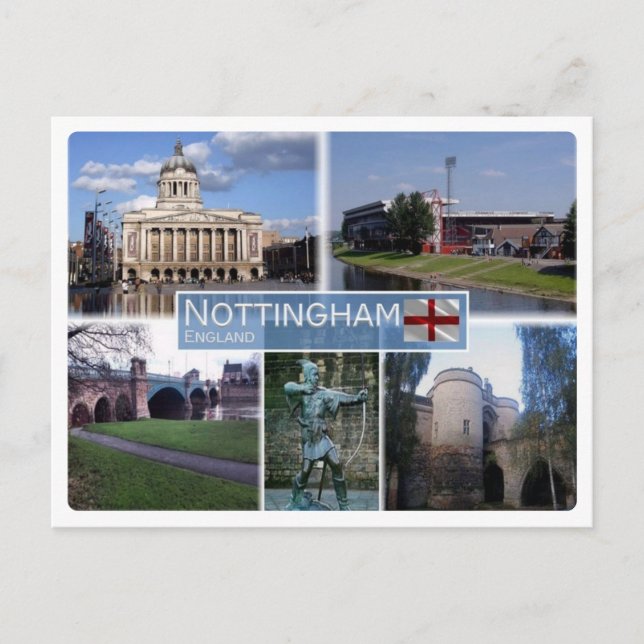 Postal GB Reino Unido - Inglaterra - Nottingham - (Anverso)