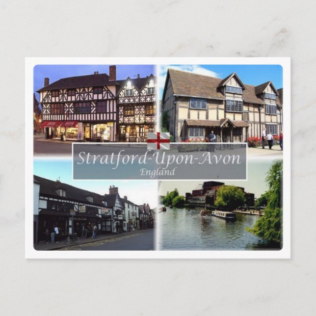 Postal GB Reino Unido - Inglaterra - Stratford-Upon-Avon (Anverso)