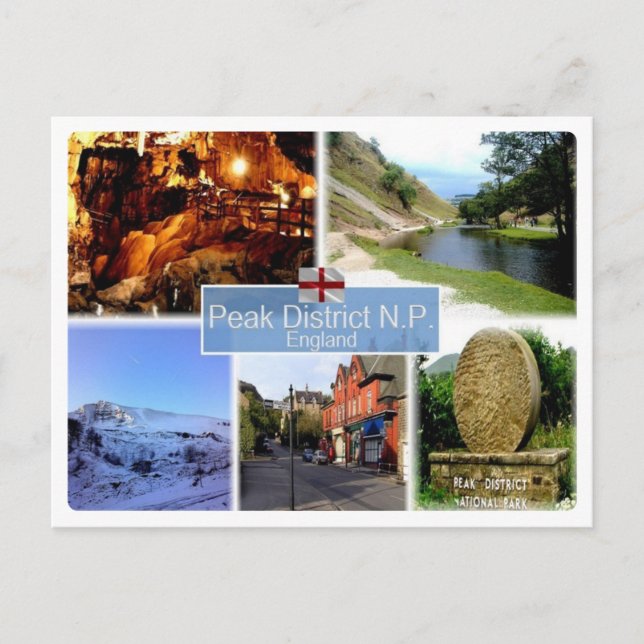 Postal GB Reino Unido - Inglaterra - The Peak District NP (Anverso)