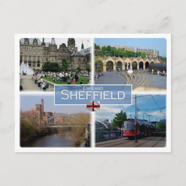 Postal GB Reino Unido - Inglaterra - Yorkshire - Sheffiel (Anverso)