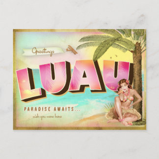 POSTAL GC LUAU POSTCARD