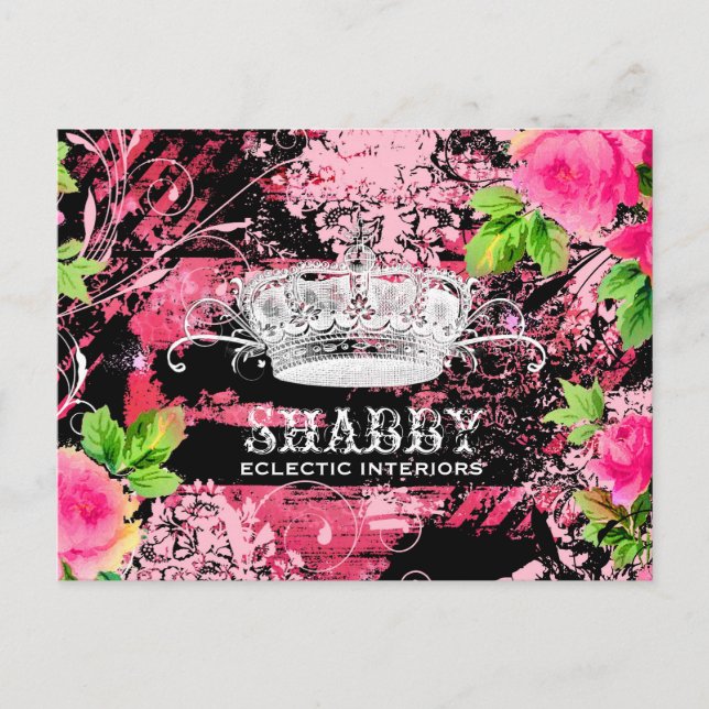 Postal GC Shabby Wild Rosa Couture Tiara (Anverso)