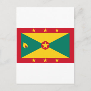 Postal GD de bandera de Granada